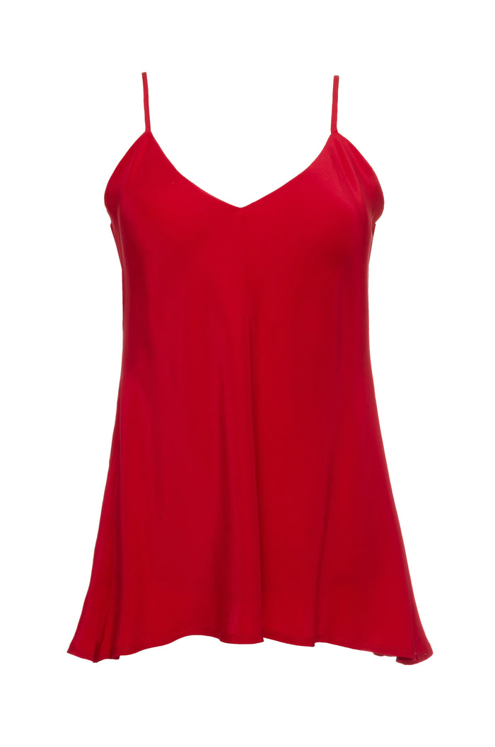 Gold Hawk Double Silk Solid Cami