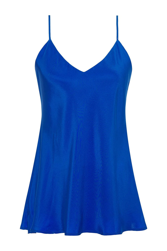 Gold Hawk Double Silk Solid Cami Fuchsia