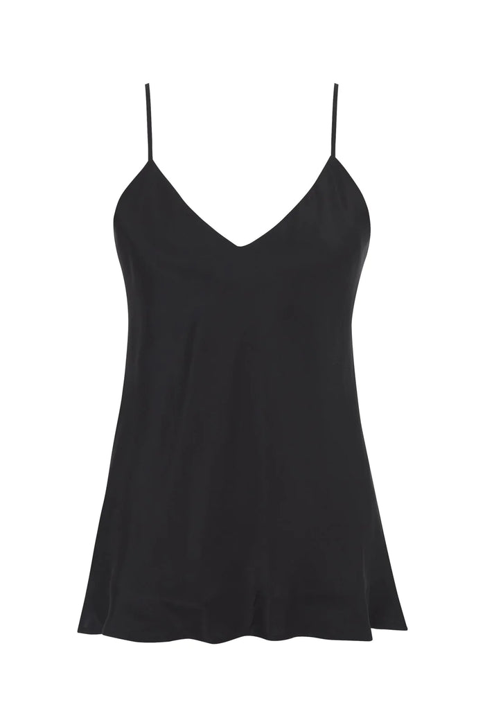 Gold Hawk Double Silk Solid Cami Fuchsia