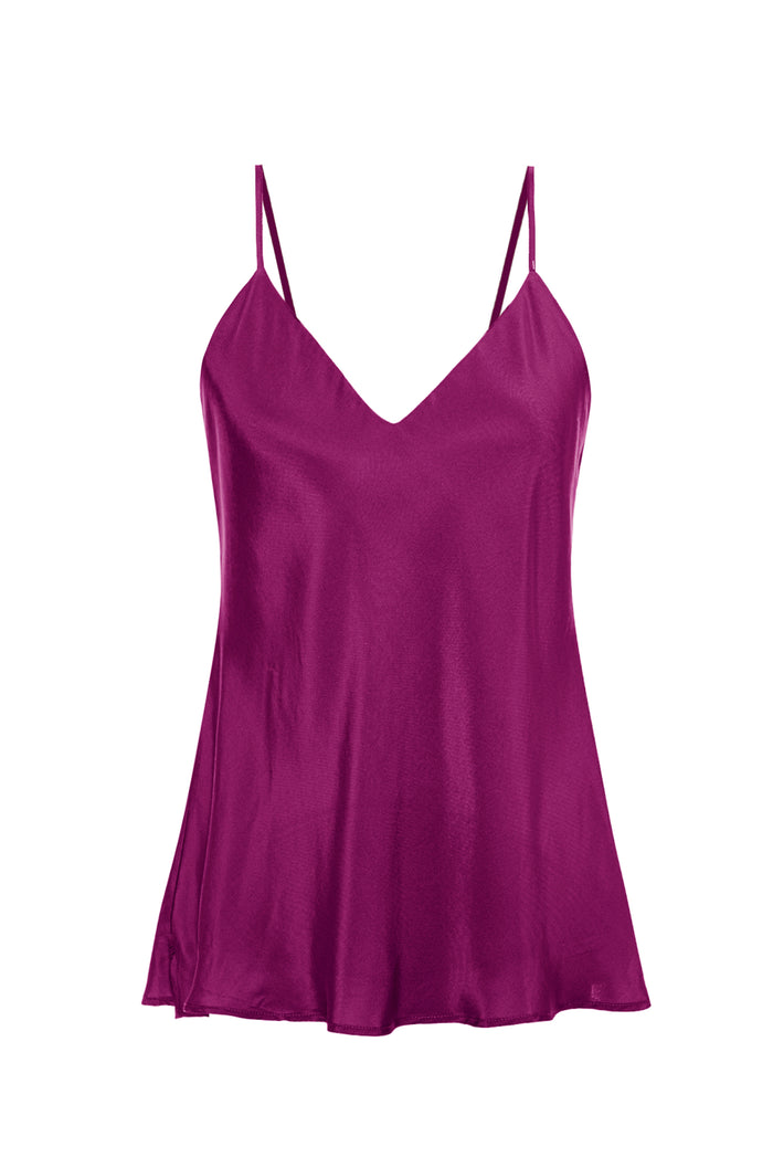 gold hawk Double Silk Solid Cami