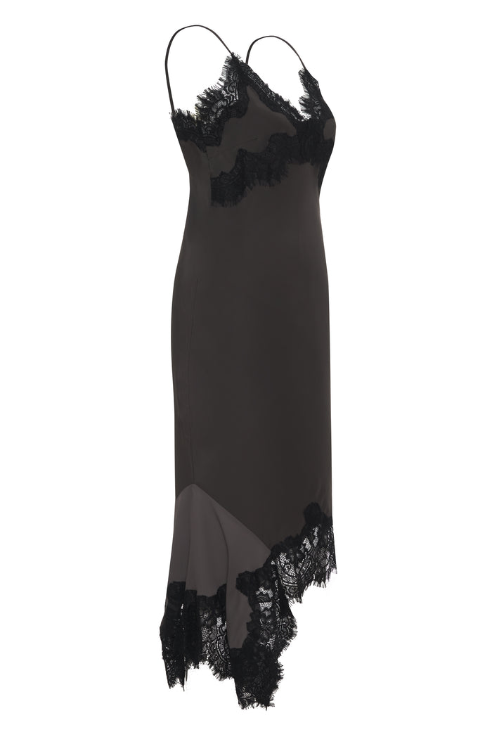 Gold Hawk Emma Sheer Bottom Slip Dress