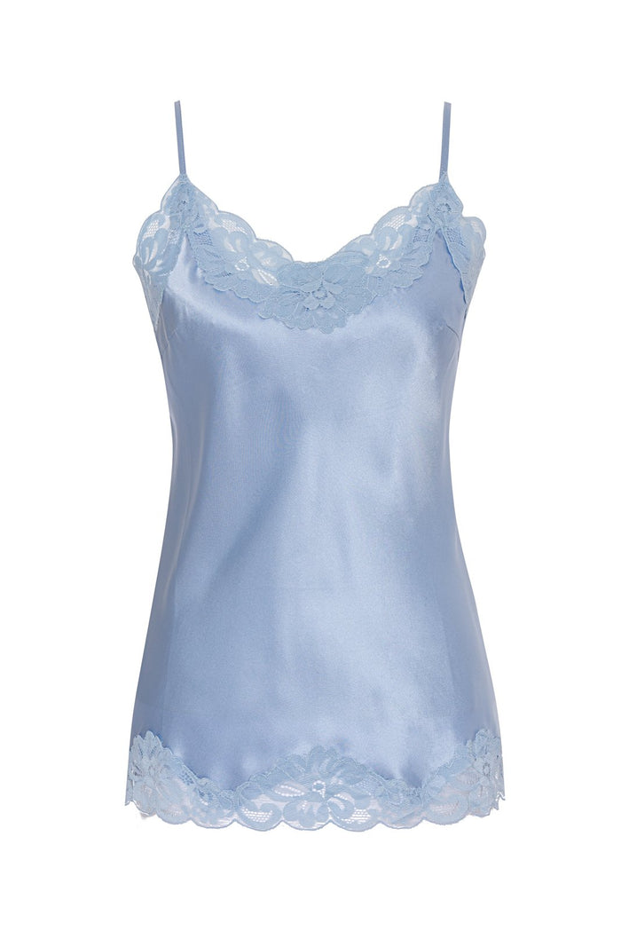 Gold Hawk Floral Lace Silk Cami