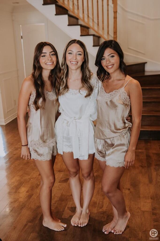 Gold Hawk Floral Lace Silk Cami Raffia