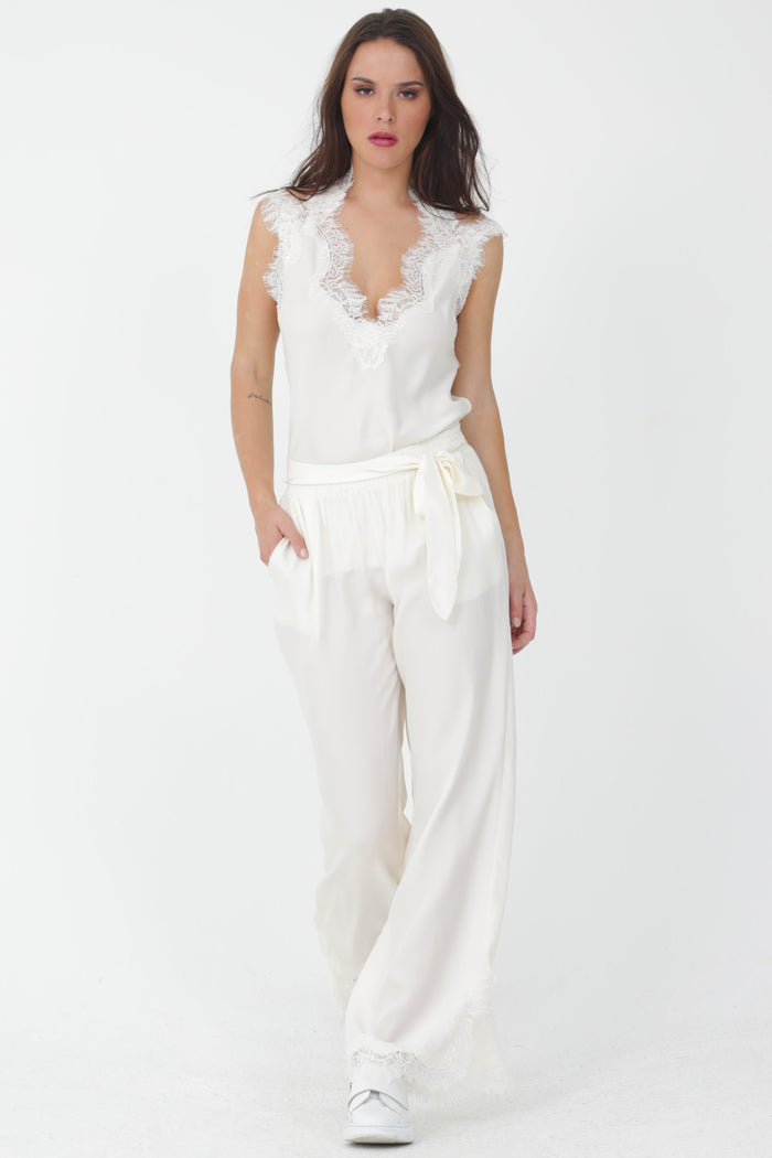 Gold Hawk Gina Lace Camisole Dove