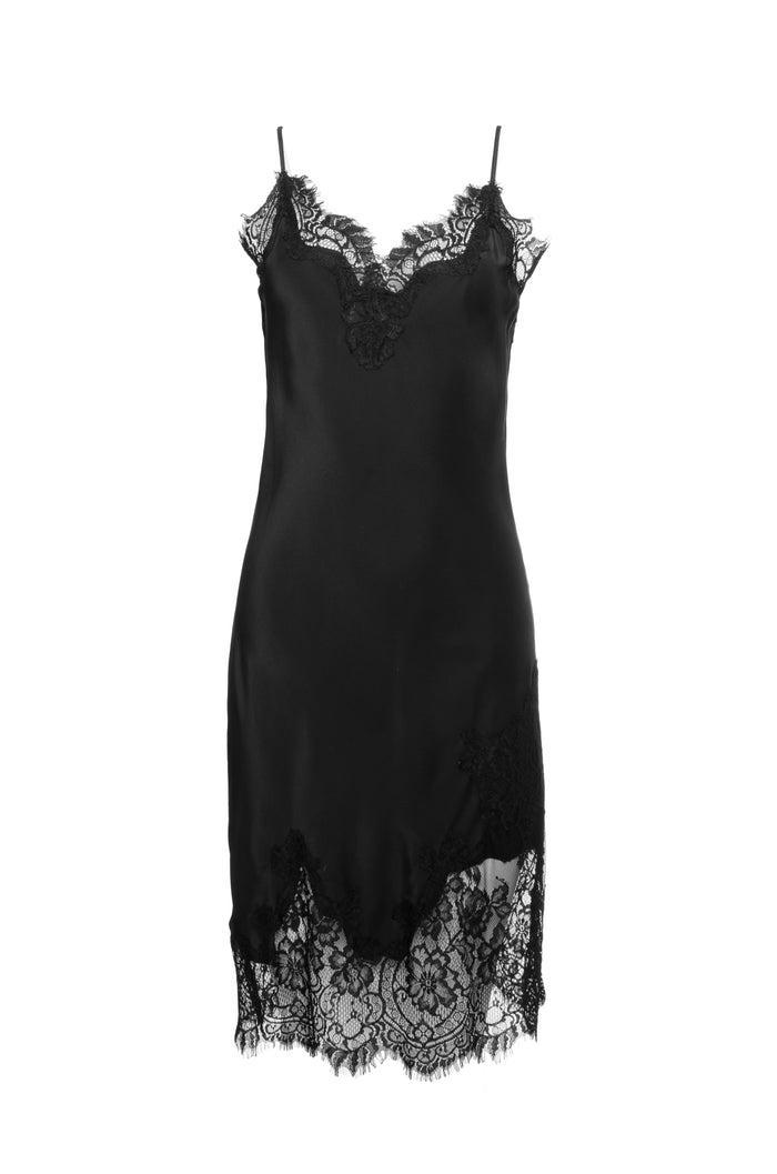 Gold Hawk Grace Lace Silk Dress