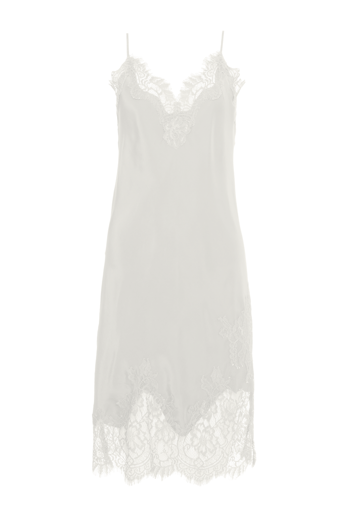 gold hawk Grace Lace Silk Dress