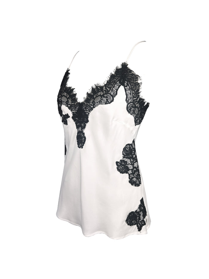 Gold Hawk Harper Bias Cami - Cloud/Black