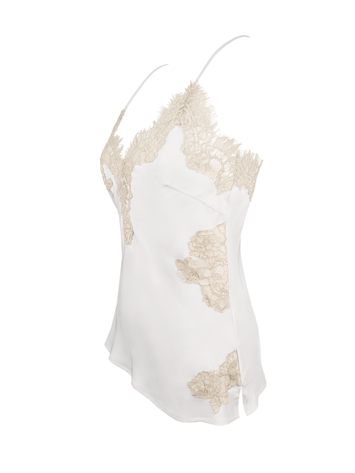 Gold Hawk Harper Bias Cami - Cloud/Pearl