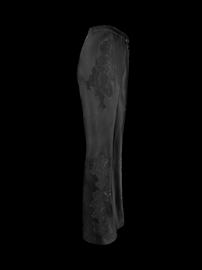 gold hawk Harper Bias Pant - Black