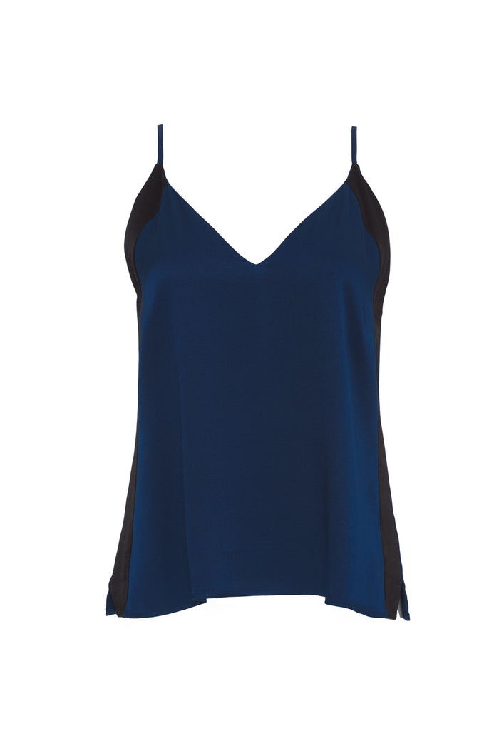 Gold Hawk Hayley Racer Cami - Tanzanite Blue