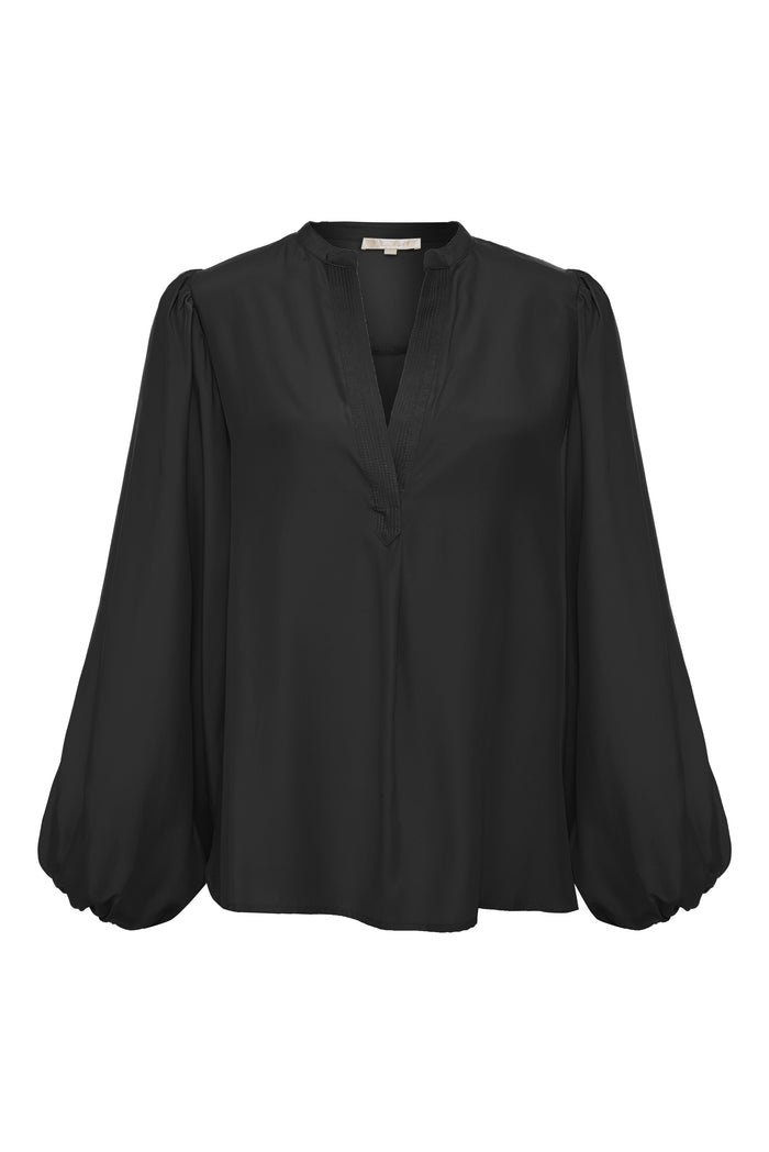 gold hawk Isabela Sleeve Top Black