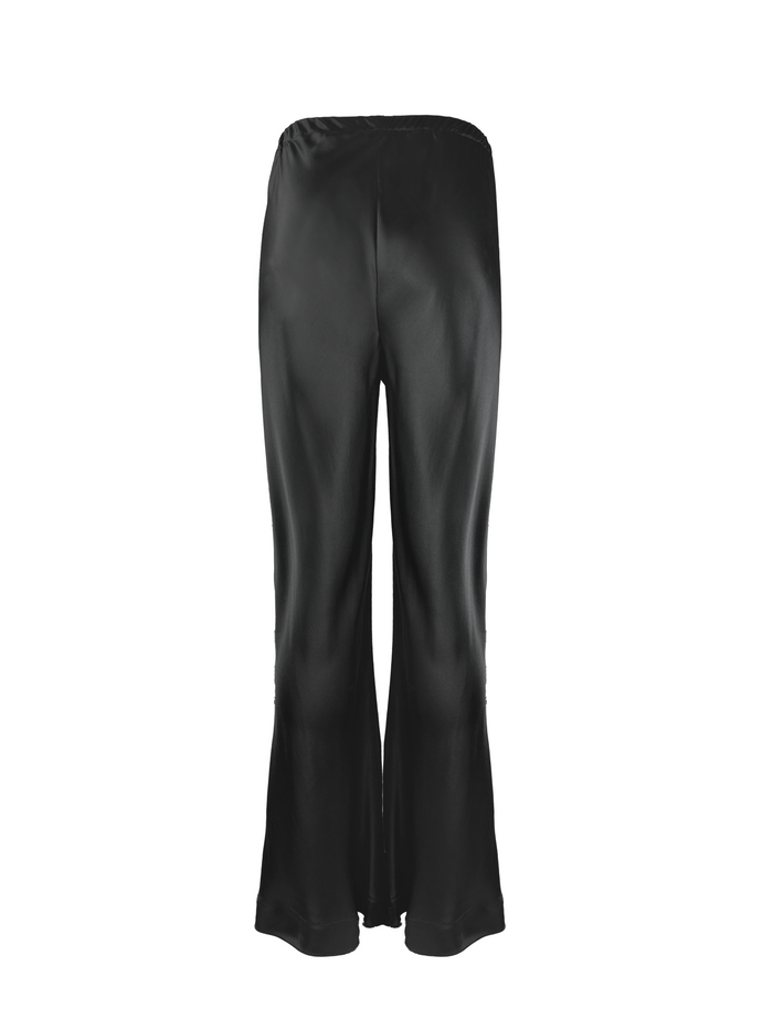 Gold Hawk Layla Bias Wide Leg Pant - Black