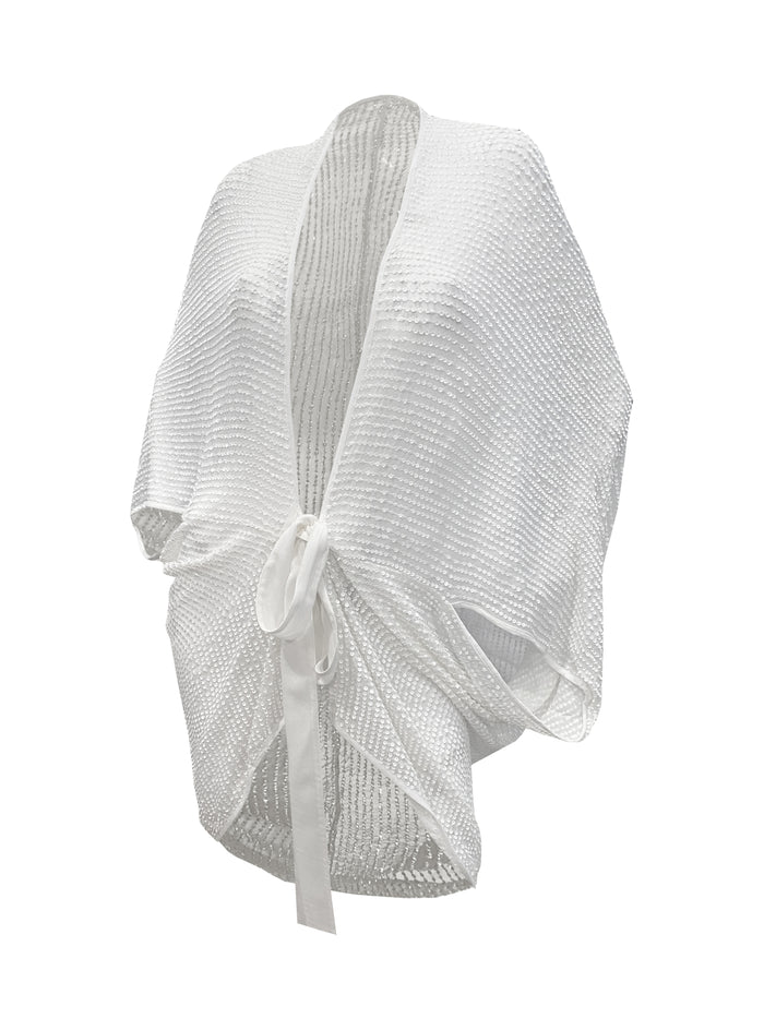 Gold Hawk Liza Sequin Shrug