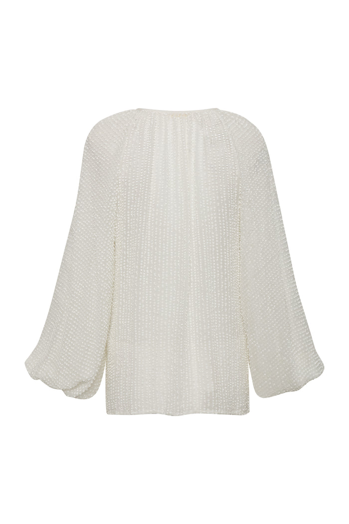 Gold Hawk Liza Sequin Top Cloud