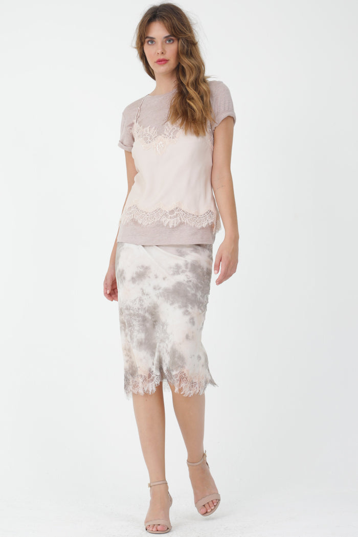 Gold Hawk Lucy Crop Cami Dark Olive