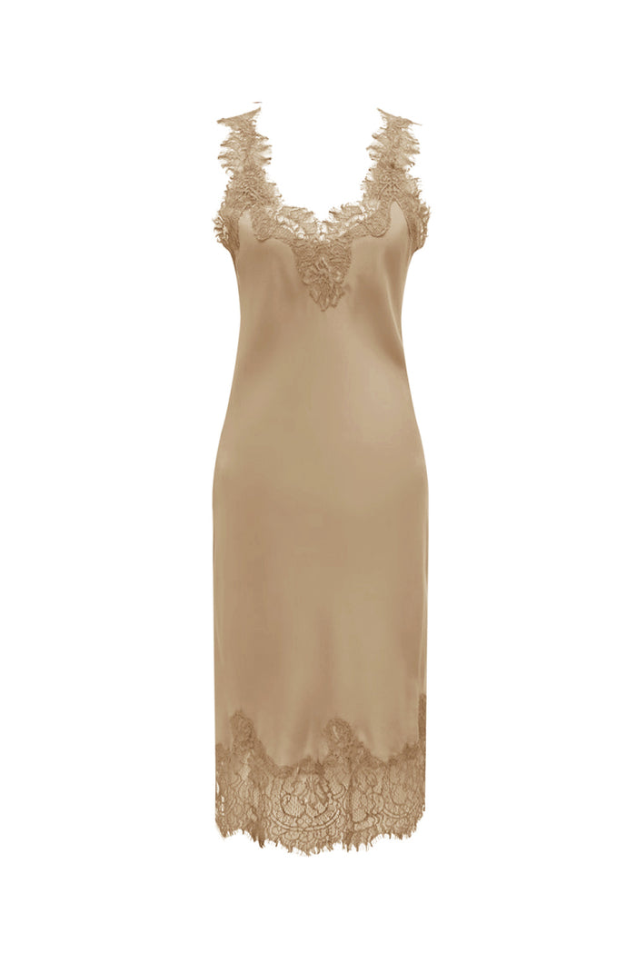 gold hawk Megan Coco Dress Desert Sand