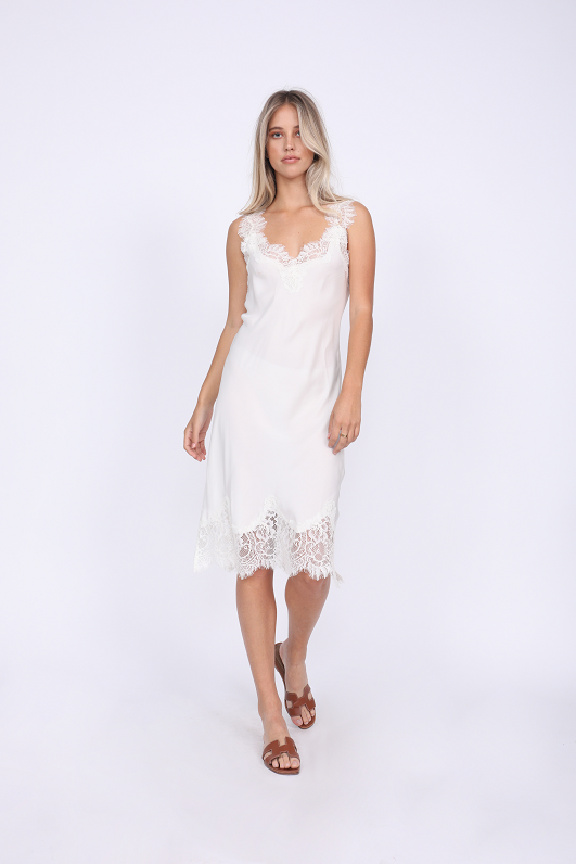Gold Hawk Megan Coco Dress Dove