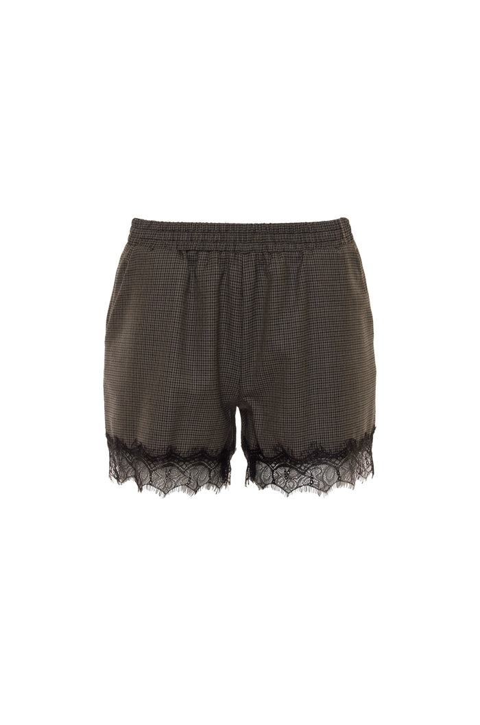 Gold Hawk Menswear Plaid Shorts