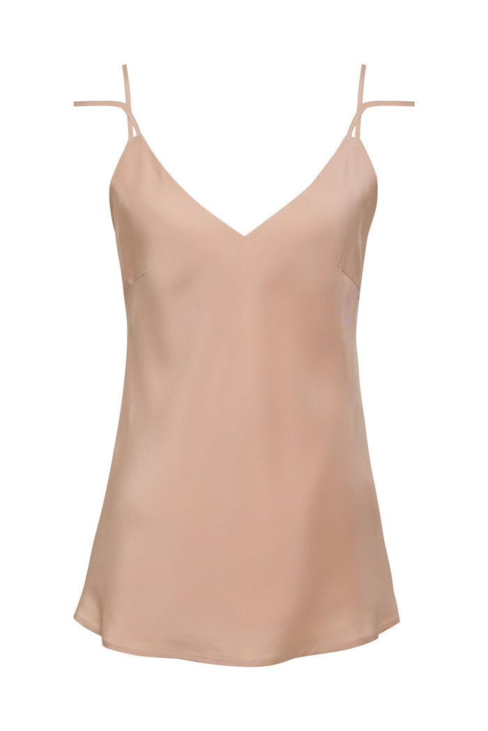 gold hawk Mia Cami Nude Smoke