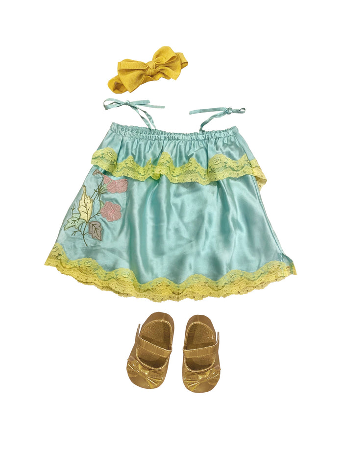 Gold Hawk Mini Vintage Applique Cami