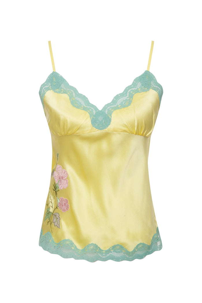 Gold Hawk Mini Vintage Applique Cami