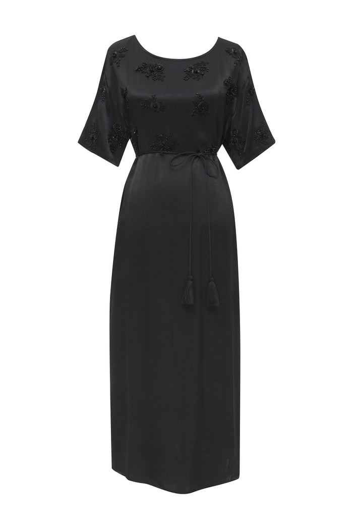 Gold Hawk Now 60% OFF -Embellished T-Shirt Dress