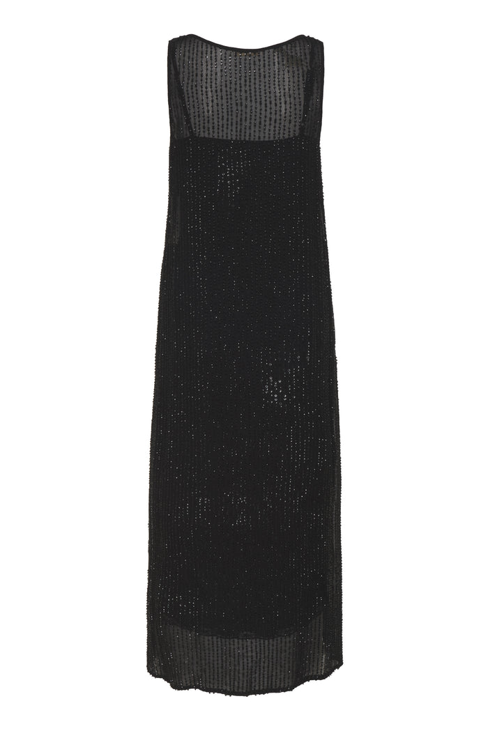 Gold Hawk Now 60% OFF -Liza Sequin Long Tank Dress