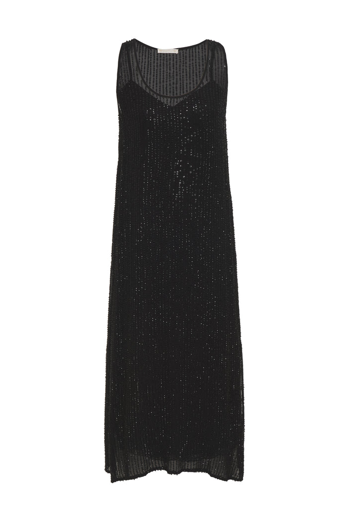 gold hawk Now 60% OFF -Liza Sequin Long Tank Dress