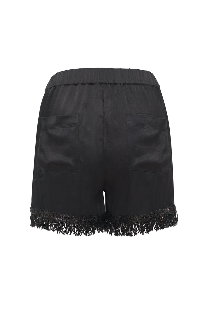 Gold Hawk Now 60% OFF -Sequin Fringe Short
