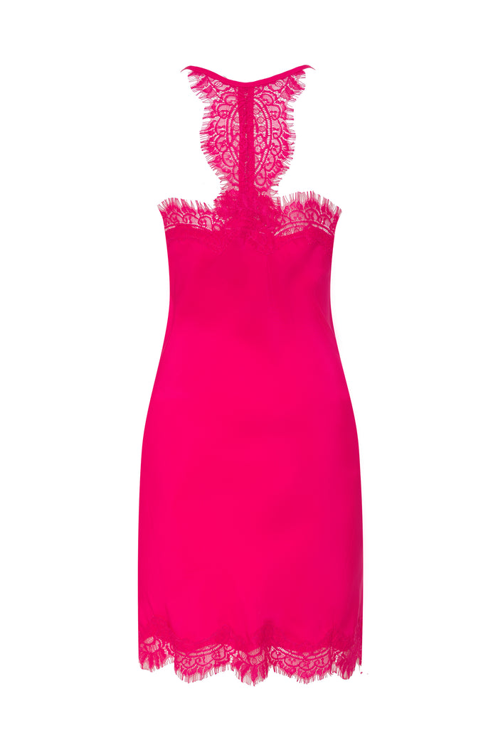 Gold Hawk Razorback Coco Dress Mystic Pink