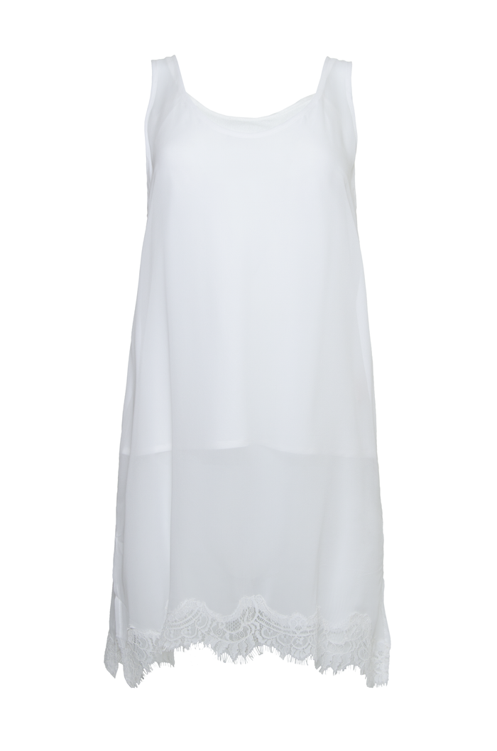 Gold Hawk Sheer Silk Tank Top