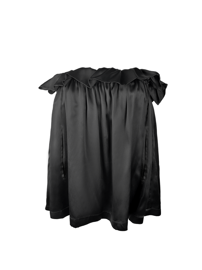 Gold Hawk Sheering Cape Top - Black