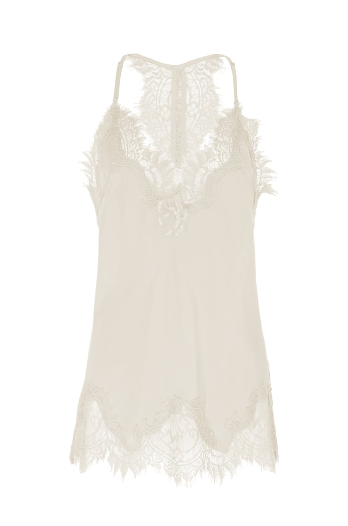 gold hawk Silk Lace Razorback Cami