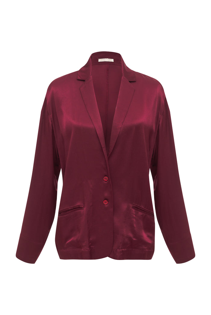 gold hawk Silvia Blazer - Red Dalia