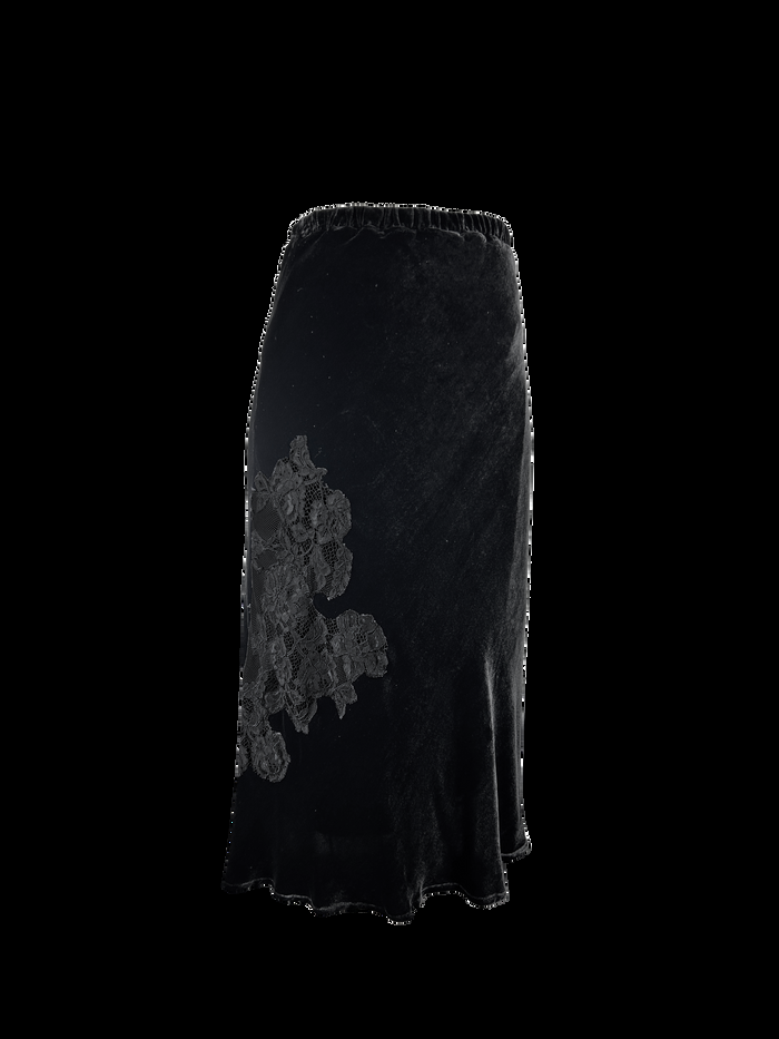 gold hawk Velvet Brigitte Bias Skirt