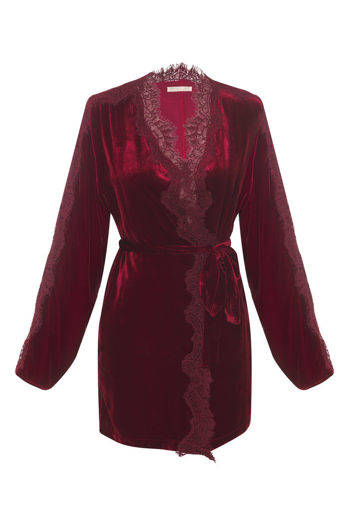 Gold Hawk Velvet Duster