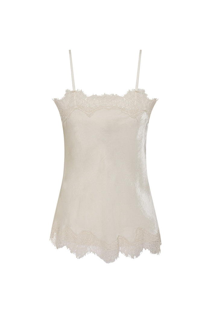 gold hawk Velvet Straight Cami Dove