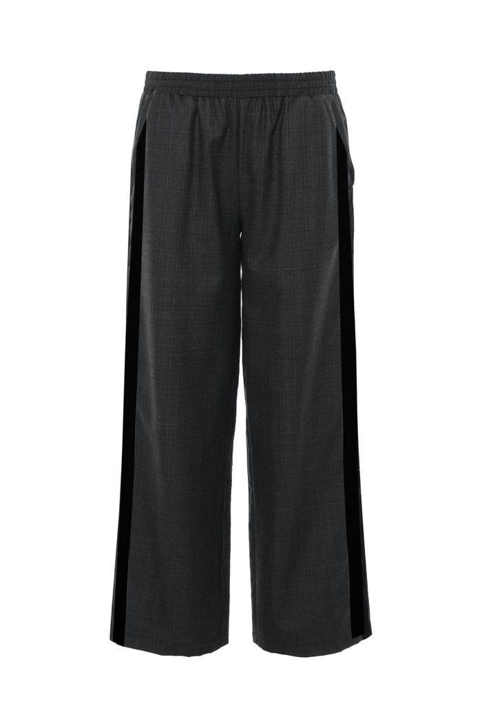 gold hawk Wool Wide Leg Pant
