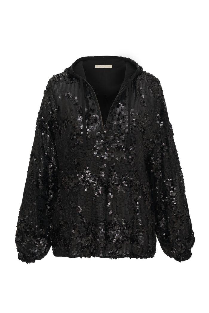 gold hawk Now 60% OFF - Lexi Sequin Pull Over Hoodie Top