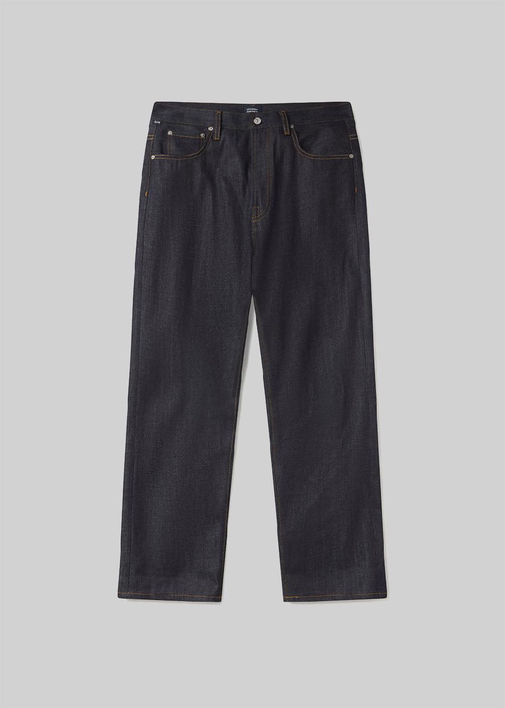 gold sign Ando Relaxed Japanese Selvedge In Raw Selvedge