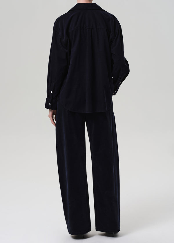 Gold Sign Aurora Pull On Baby Corduroy In True Navy