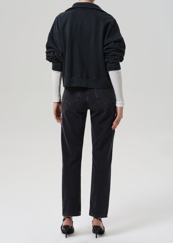 Gold Sign Blaine High Rise Straight In Vintage Black