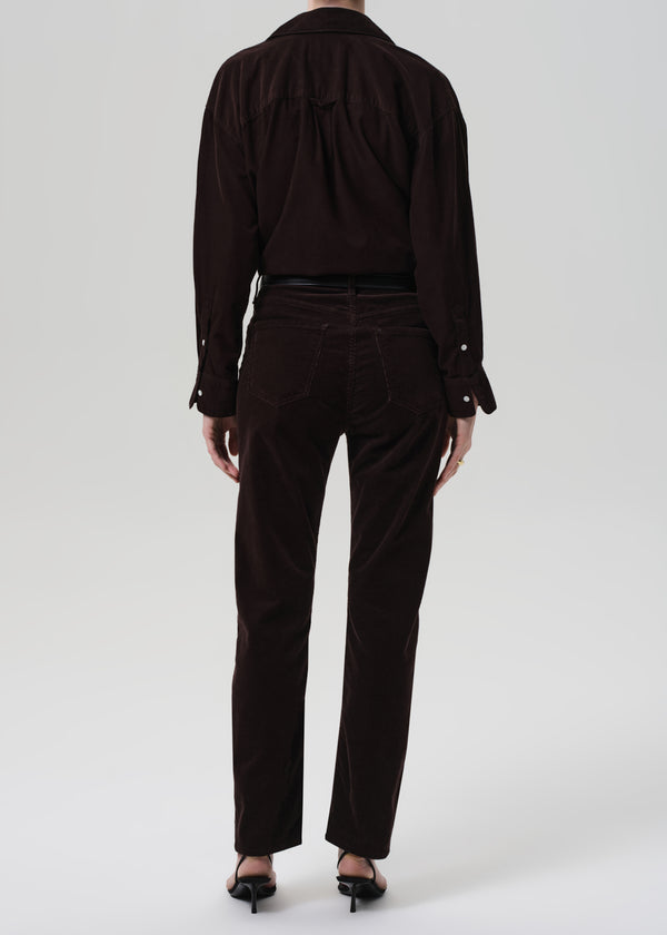 Gold Sign Blaine Vintage Straight Corduroy In Barrister