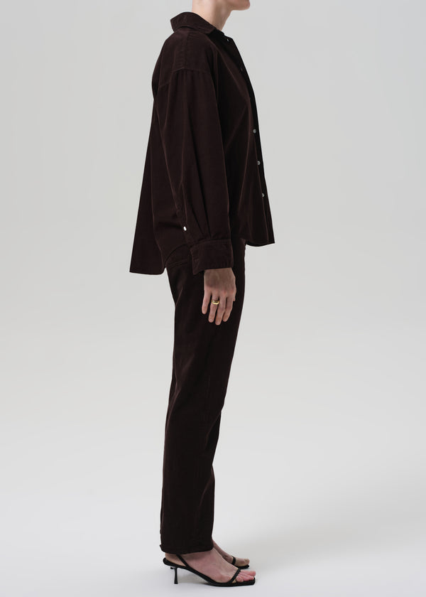 Gold Sign Blaine Vintage Straight Corduroy In Barrister