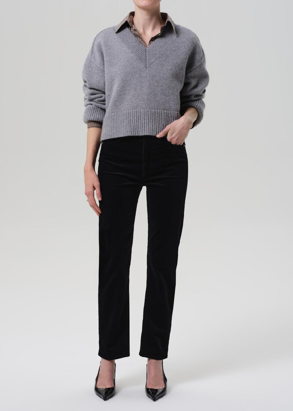 gold sign Blaine Vintage Straight Corduroy In Black