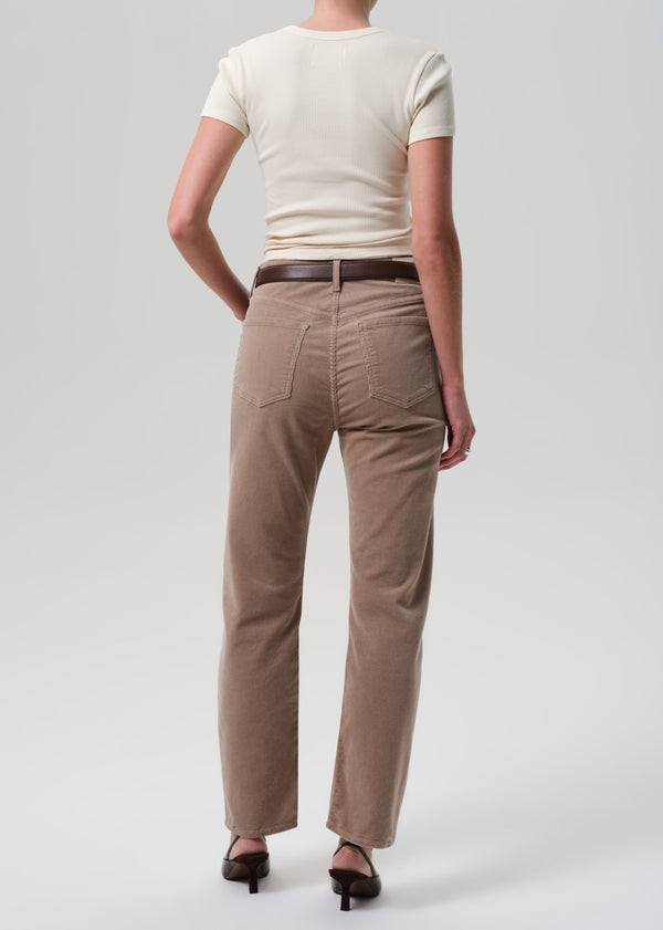 Gold Sign Blaine Vintage Straight Corduroy In Pale Taupe