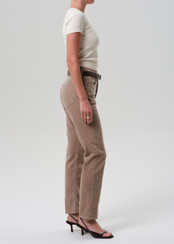 Gold Sign Blaine Vintage Straight Corduroy In Pale Taupe