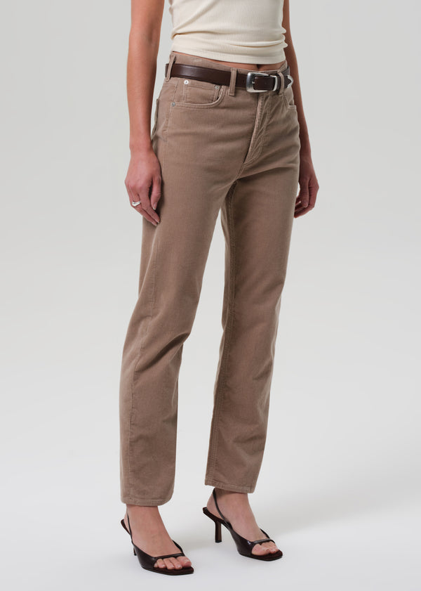 Gold Sign Blaine Vintage Straight Corduroy In Pale Taupe