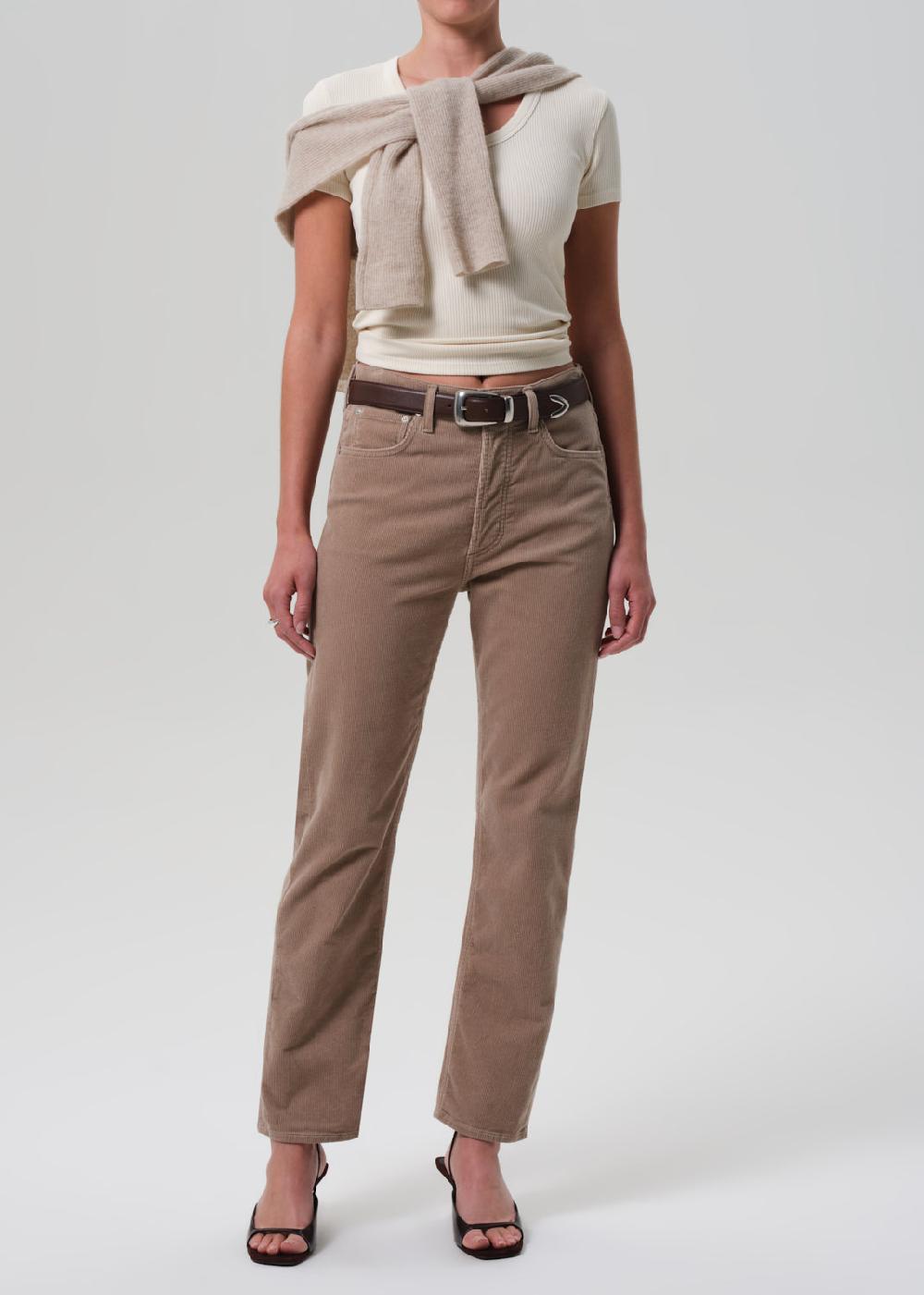 gold sign Blaine Vintage Straight Corduroy In Pale Taupe