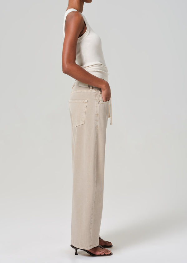 Gold Sign Brynn Drawstring Trouser In Burnished Quartz
